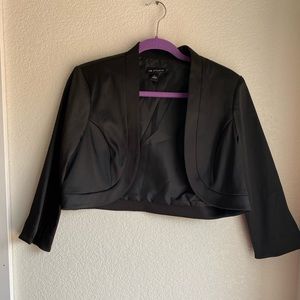 🌵 I.N. Studio Black Open Front Crop Blazer